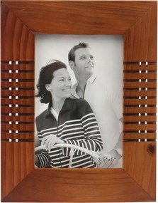 Fából készült álló képkeret, barna