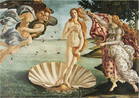 Fotótapéta Flizelin Dekoratív Hálószoba Vénusz születése 312x219