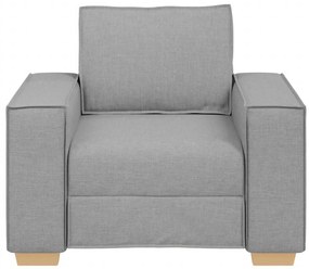 felhőszürke szövet kanapéfotel 60 cm