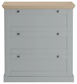 Szürke magas komód 75x80 cm Binz – Støraa