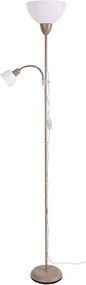 Rabalux 74103 - Állólámpa ACTION PRO 1xE27/60W/230V + 1xE14/25W bézs