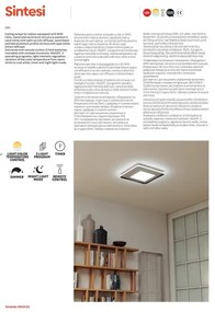 Redo 05-961-LED Dimmelhető mennyezeti lámpa SINTESI LED/53W/230V 3000-6000K + távirányító