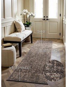 Bézs futószőnyeg 80x250 cm Prisma – Elle Decoration