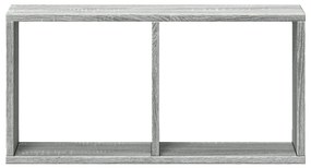szürke sonoma színű szerelt fa faliszekrény 60 x 16 x 30 cm