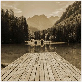 Poszterek 30x30 Híd a hegyekben Hegyek