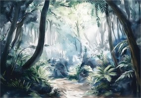 Fotótapéta Erdő Fák Dzsungel Hálószoba Nappali Tapéta Flizelina 200x140