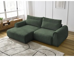 Sötétzöld sarokkanapé Aden – Bobochic Paris