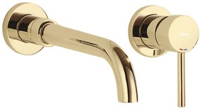 Falra szerelhető csaptelep Rea Lungo gold + box