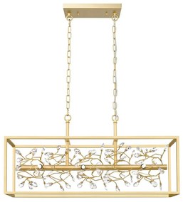 Zuma Line P0578-06C-V7V7 - Csillár láncon SPRING 6xG9/33W/230V arany