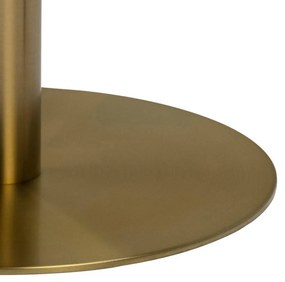 Corby márvány étkezőasztal fehér-arany 80 cm