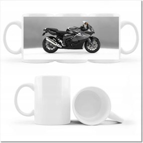 Fényképes bögre Fekete-fehér üldöző