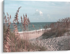 Kép - Rózsaszín strand (70x50 cm)