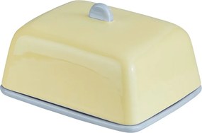 BUTTER kerámia vajtartó , sárga