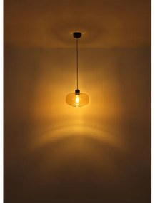 Globo 15566HA - Csillár zsinóron GIUSEPPE 1xE27/40W/230V átm. 28 cm átlátszó