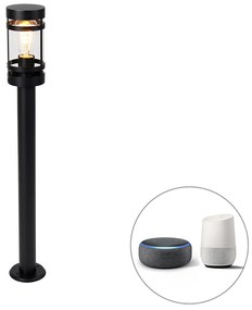 Okos kültéri lámpa fekete 80 cm IP44 Wi-Fi-vel ST64 - Gleam