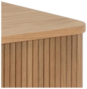 Natúr színű dohányzóasztal tölgyfa dekorral 70x130 cm Langley – Actona