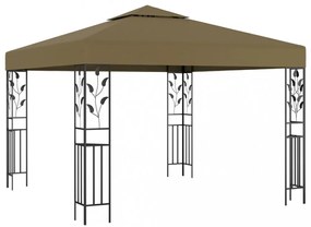 tópszínű pavilon 3 x 3 m 180 g/m²