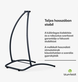 Blumfeldt SwayStation Arch függőágy keret, korrózióálló, időjárásálló, beltéri/kültéri felhasználás, 100 Kg-ig