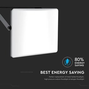 LED reflektor 100W 230V 3000/4000/6500K IP65 fekete