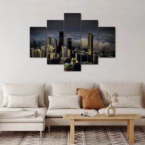 A város képe a felhőkben (150x105 cm)