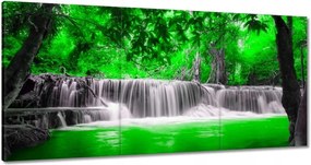 Vászonkép 120x60 Zöld vízesés Kaszkád