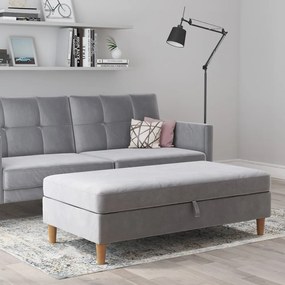 Világosszürke bársony lábtartó Lilly – Støraa