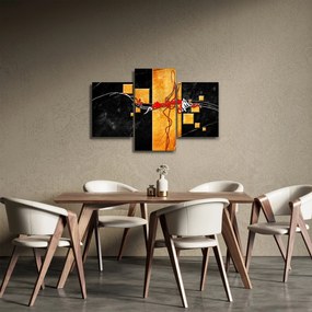 Absztrakt kép - Táncosok (90x60 cm)