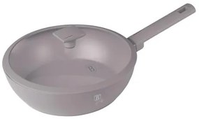 BerlingerHaus Wok fedővel (28 cm) Taupe Collection  BH/8094