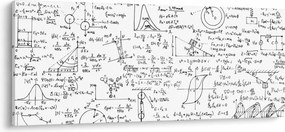 Kép - Képletek (120x50 cm)