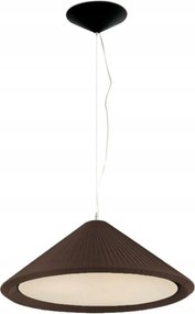Faro Saigon In 700 függeszték, barna, dizájner, átmérő 70 cm