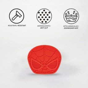 Pókember Red szilikon etetőszőnyeg 21 cm
