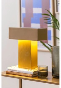 Sárga asztali lámpa (magasság 35 cm) Grato Recto – Leitmotiv