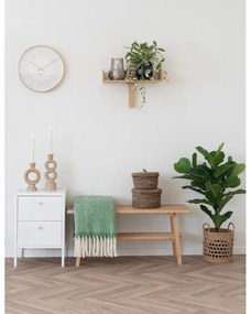 Fehér fém éjjeliszekrény Dalby – House Nordic