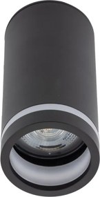 TK LIGHTING 6918 JET Hengeres Mennyezeti Lámpa Fekete GU10 IP20