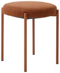 Terrakotta színű fém ülőke Pelican – Unique Furniture