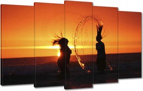 Festmények 100x60 Barátságos szórakozás