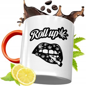 Narancssárga Bögre Dohányosoknak Ajándék fényképes nyomattal