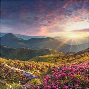 Flizelina fotótapéta Nappaliba és Hálószobába Hegyi panoráma 250x250