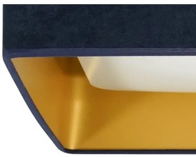 Brilagi-LED Fényerőszabályozható lámpatest VELVET SQUARE LED/36W/230V Wi-Fi Tuya+távirányító sötétkék