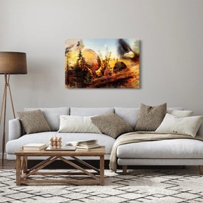 Kép - Sámán motívum (90x60 cm)