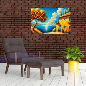 Kép - Ház narancsokkal II. (90x60 cm)