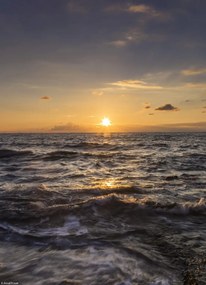 Poszter 20,5x28,4cm Naplemente a tengeren, Assaf Frank