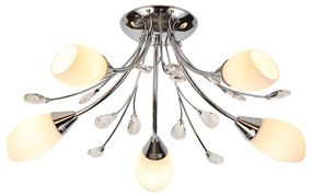 Brilagi - Csillár MEGAPOLIS 5xE14/60W/230V fényezett króm