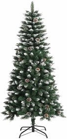 Mű karácsonyfa LED -es lámpákkal Zöld 120 cm PVC