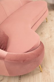 3 személyes kanapé Eses Balos - Pink