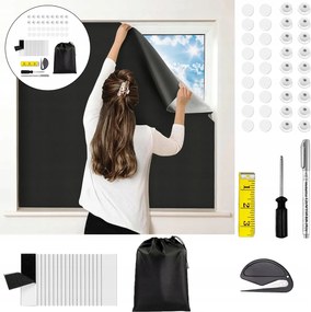 Sötétítő Roló Ablakfólia +tépőzáras 200x145cm +sötétítő Táska