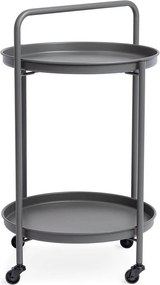 Acél zsúrkocsi ø 44,5 cm Austin – Bizzotto