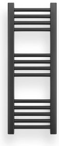 Fekete 300x700mm törölközőszárítós fürdőszobai radiátor Welland Lux | Készletről | Gyors kiszállítással