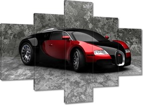 Vászonkép 100x70 Bugatti Veyron Piros