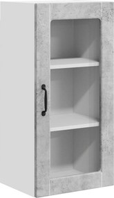 vidaXL Konyhaszekrény Beton Szürke 40 x 31 x 80 cm Faanyag